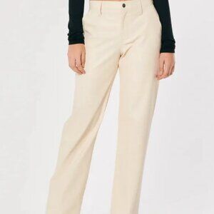 Hollister Pants Women’s Vegan Leather High Rise